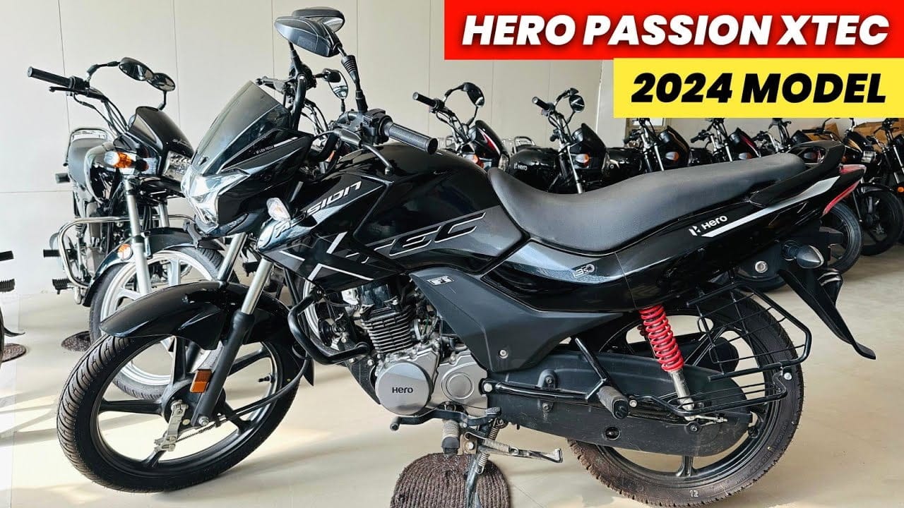 Hero Company's New Hero Passion Xtec 2024 Bike