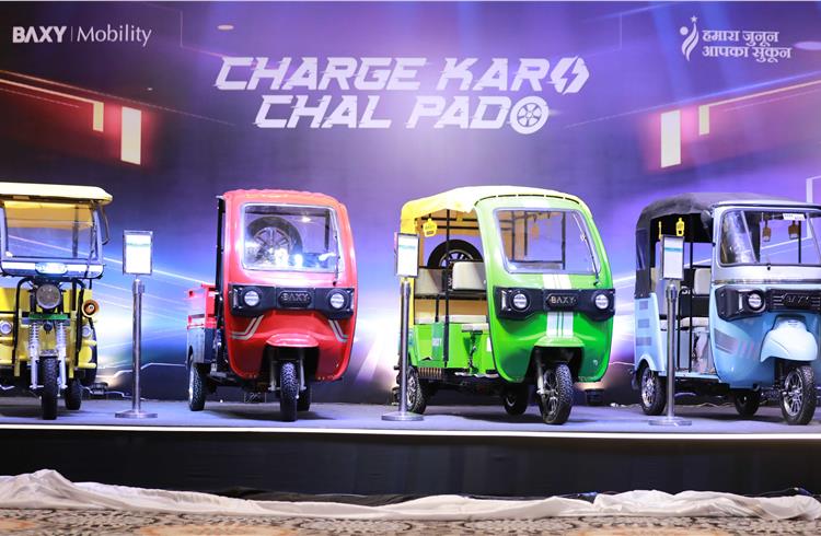 New BAXY Mobility New Electric 3Wheelers Launch 2024