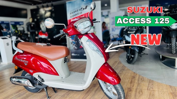 Stylish design of New Suzuki Access 125 2024